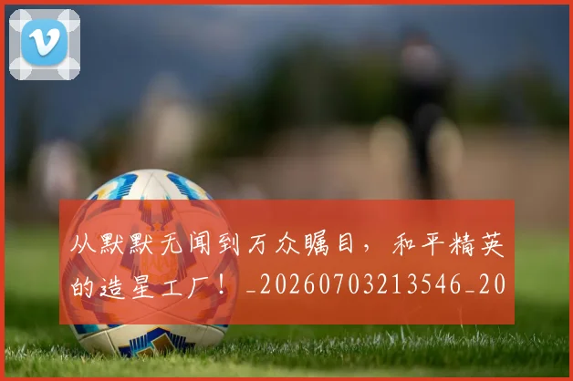 从默默无闻到万众瞩目，和平精英的造星工厂！_20260703213546_20260718002811